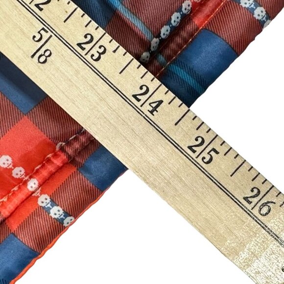 NIKE Youth Reversible Puffer Vest & Jacket Combo Lot Orange Blue Plaid w/ Skull - Picture 16 of 16